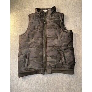 Lee Boys Size 7 Camo Puffer Vest With Fleece Neck RN140976